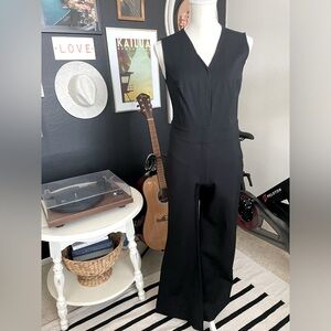 Spanx Black Wide Leg Jumpsuit S Petite